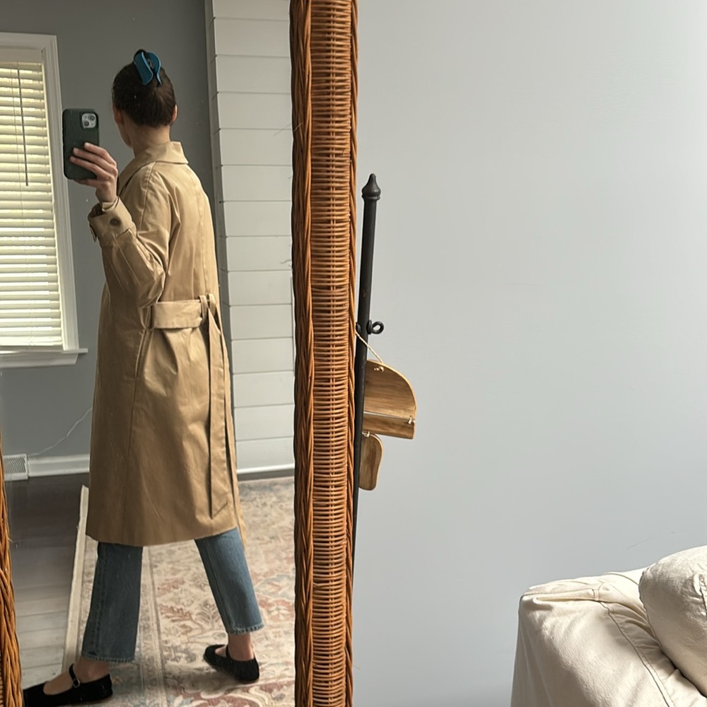 Skye Coraline Trench Coat in beige, size small - Picture 15 of 16